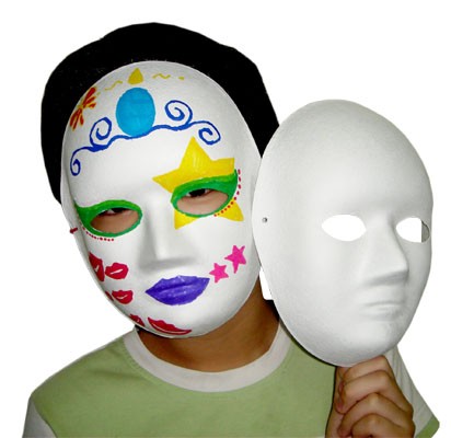 DIY空白面具