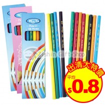 [出清大特價]彩管環保鉛筆(12支×3盒)